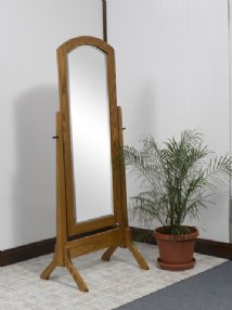 Antique Shaker Cheval Mirror