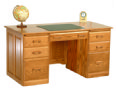 Traditional Double Pedestal Desk 