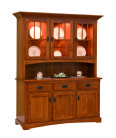 Mission 3-Door Hutch