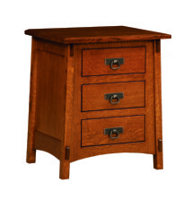 McCoy 3 Drawer Nightstand