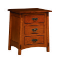 McCoy 3 Drawer Nightstand