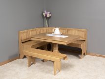 5-Piece Corner Nook 34" Bench