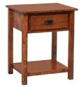 Elkins Open Nightstand with Shelf