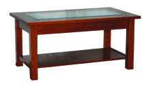 801 Glass Top Coffee Table