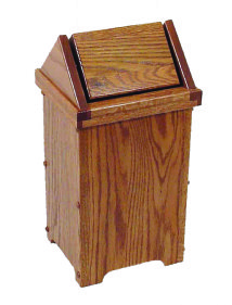 891 Small Flip Top Trash Bin