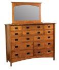 Arts & Crafts Mission 12-Drawer Dresser