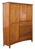 Arts & Crafts Mission Chifforobe