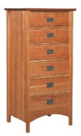 Arts & Crafts Lingerie Chest w 6-Drawers