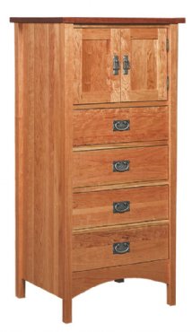 Arts & Crafts Lingerie Chest w 2-Doors