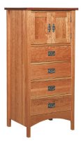 Arts & Crafts Lingerie Chest w 2-Doors