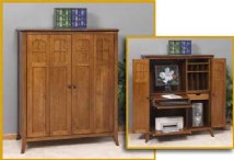 Petite Mt. Eaton Computer Armoire