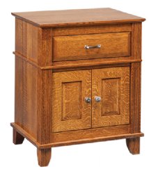 Arlington 1-Drawer 2-Door Nightstand