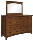 Bel Aire Dresser Mirror 30.5" High