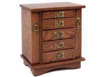 20" Mission Dresser Top Jewelry Cabinet