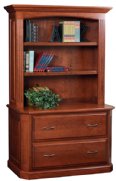 Buckingham Lateral File with Bookcase