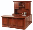 Buckingham U-Shaped Desk & Hutch