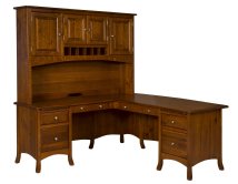 Carlisle L-Desk with Hutch