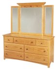 Century Mission 66" Wide Dresser