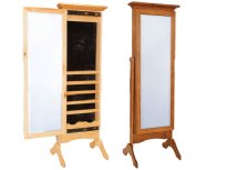 Cheval Mirror with Hidden Jewelry Storage