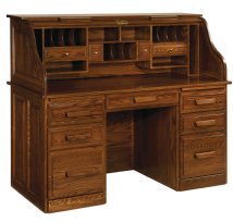 Classic Farmer's Roll-Top Desk