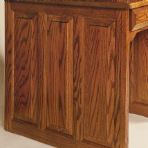 Classic Single Pedestal Roll-Top Desk (30" Deep)