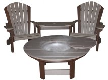 Classic Beach Tete-A-Tete Chairs