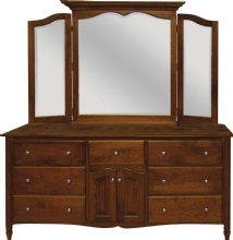 Delafield Tri-fold Dresser Mirror