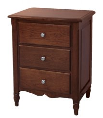 Delafield 3-Drawer Nightstand