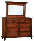 Grant 10-Drawer Dresser Mirror