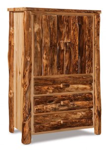 Fireside Rustic 3-Drawer, 2-Door Armoire