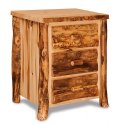 Fireside Rustic 3-Drawer Nightstand