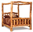 Fireside Rustic Canopy Bed