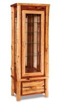 Fireside Rustic Curio Cabinet