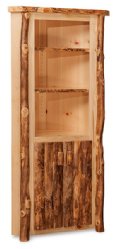 Fireside Rustic Small Corner Cabinet