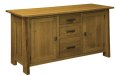 Freemont Mission  2-Door 3-Drawer Credenza