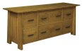 Freemont Mission 6-Drawer Credenza