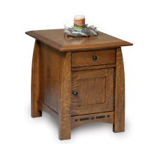 Boulder Creek Enclosed End Table