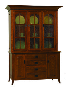 Bunker Hill 3-Door Full Hutch 