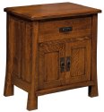 Grant 1-Drawer 2-Door Nightstand