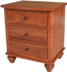 Greenville 3-Drawer Nightstand