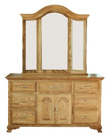 Heritage 61" Wide Dresser with Doors