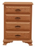 Heritage 4-Drawer Nightstand