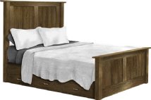 Heritage Panel Bed with Storage Rails