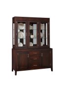 Tuscany 3-Door Mirror Back Hutch