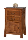 Bridgeport Mission 2-Drawer 1-Door Nightstand