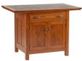 Brookline Mission 2-Door 1-Drawer Kitchen Island