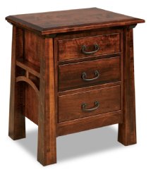 Artesa 3-Drawer Nightstand