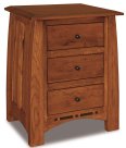 Boulder Creek 3-Drawer Nightstand