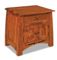 Boulder Creek 1-Drawer 2-Door Nightstand