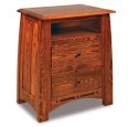 Boulder Creek 2-Door Nightstand With Opening